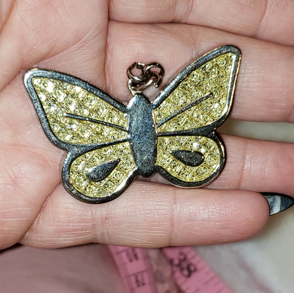 Vintage butterfly pendant